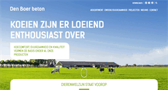 Desktop Screenshot of denboerbeton.nl